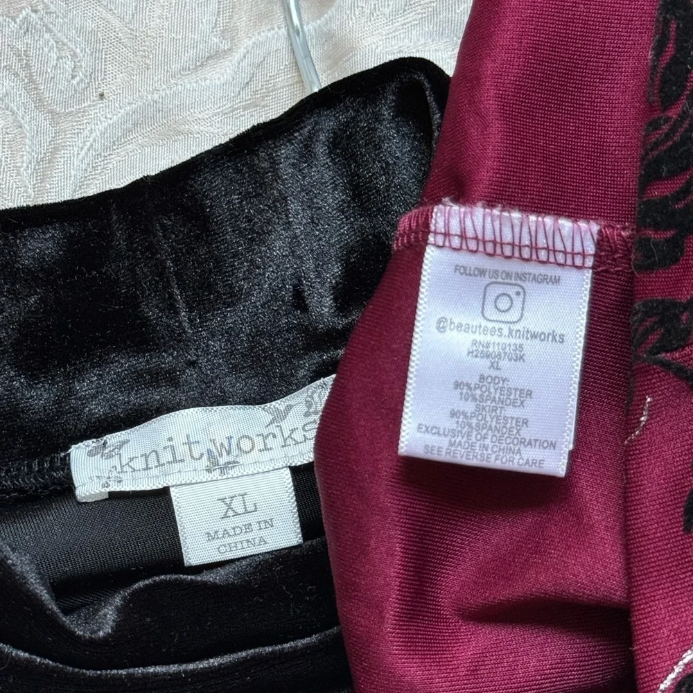 37. Girls Velour Holiday Dress by‎ Knitworks XL